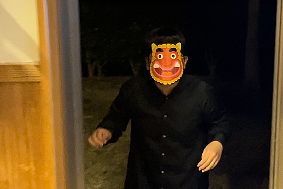 新越建設/節分/鬼/豆まき/鹿屋/志布志/大隅/木の家