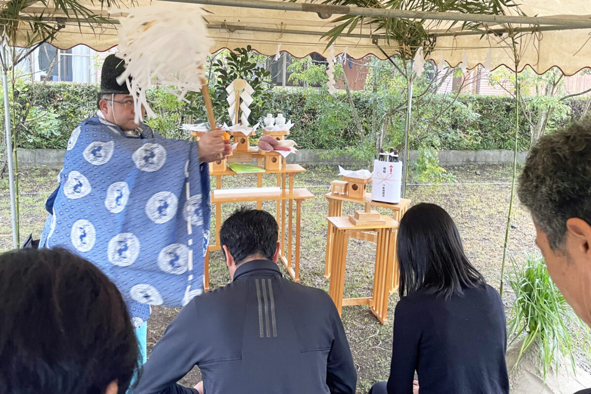地鎮祭/木の家/新越建設