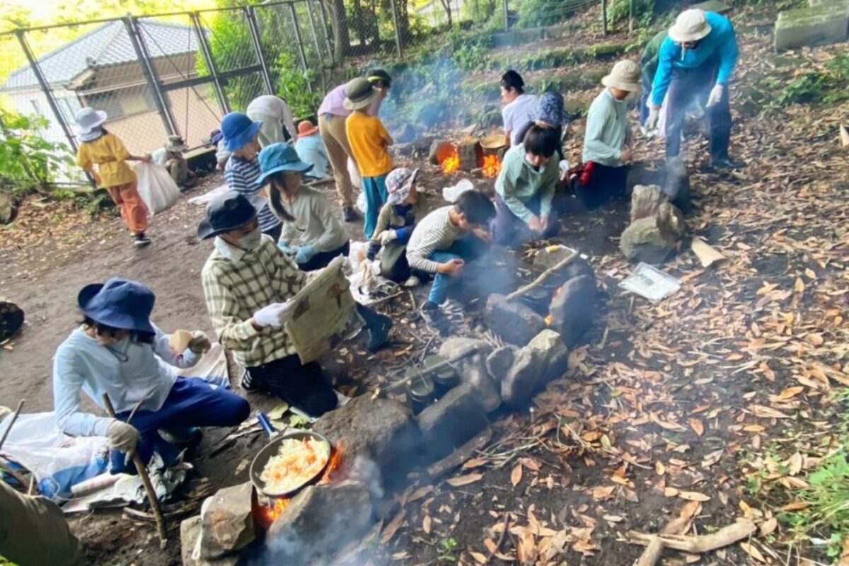 学校一泊キャンプ
