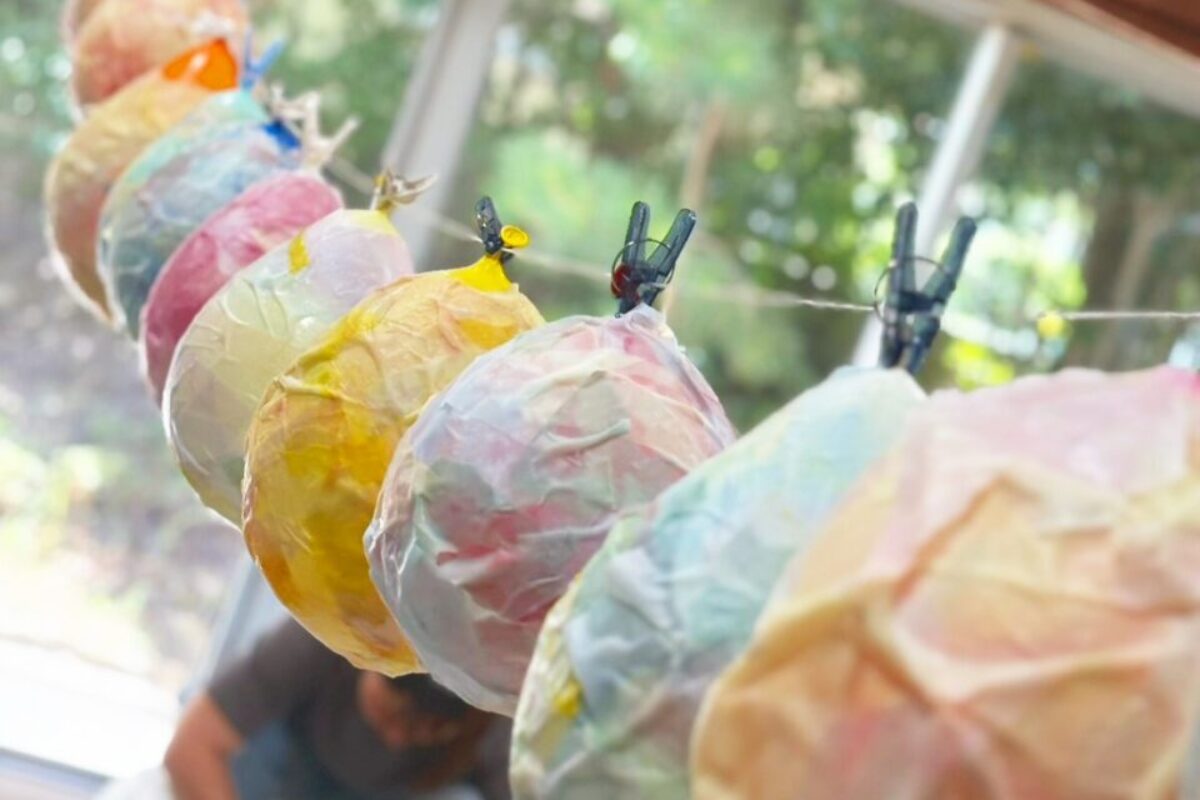 どんぐりまつり飾り作り