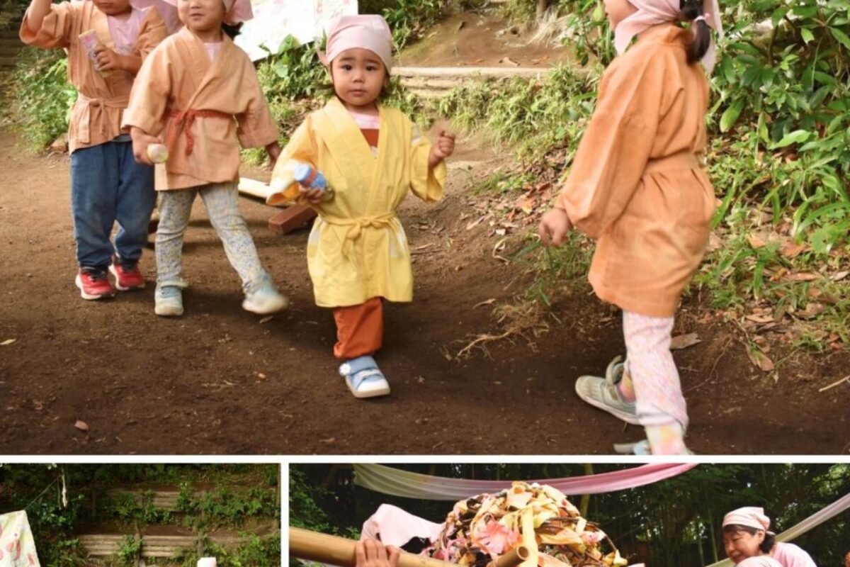どんぐりまつり活動報告①　幼児園の子どもたち編